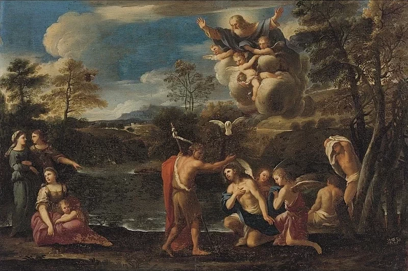 Il battesimo di Cristo - attribuito